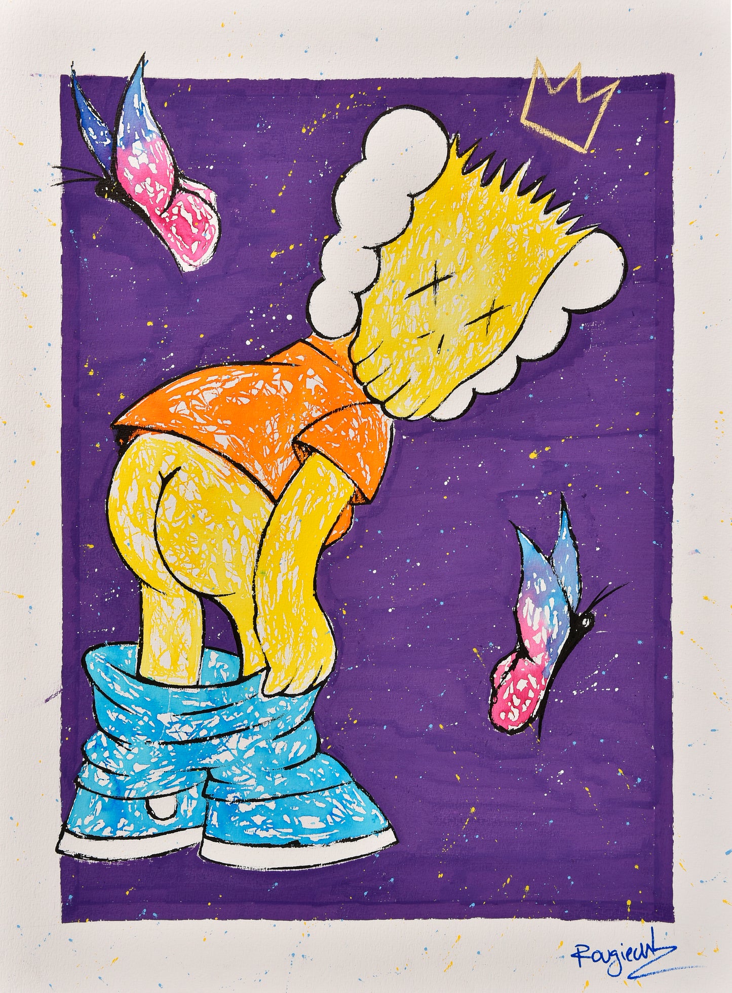 BART SIMPSON X KAWS 1176A3