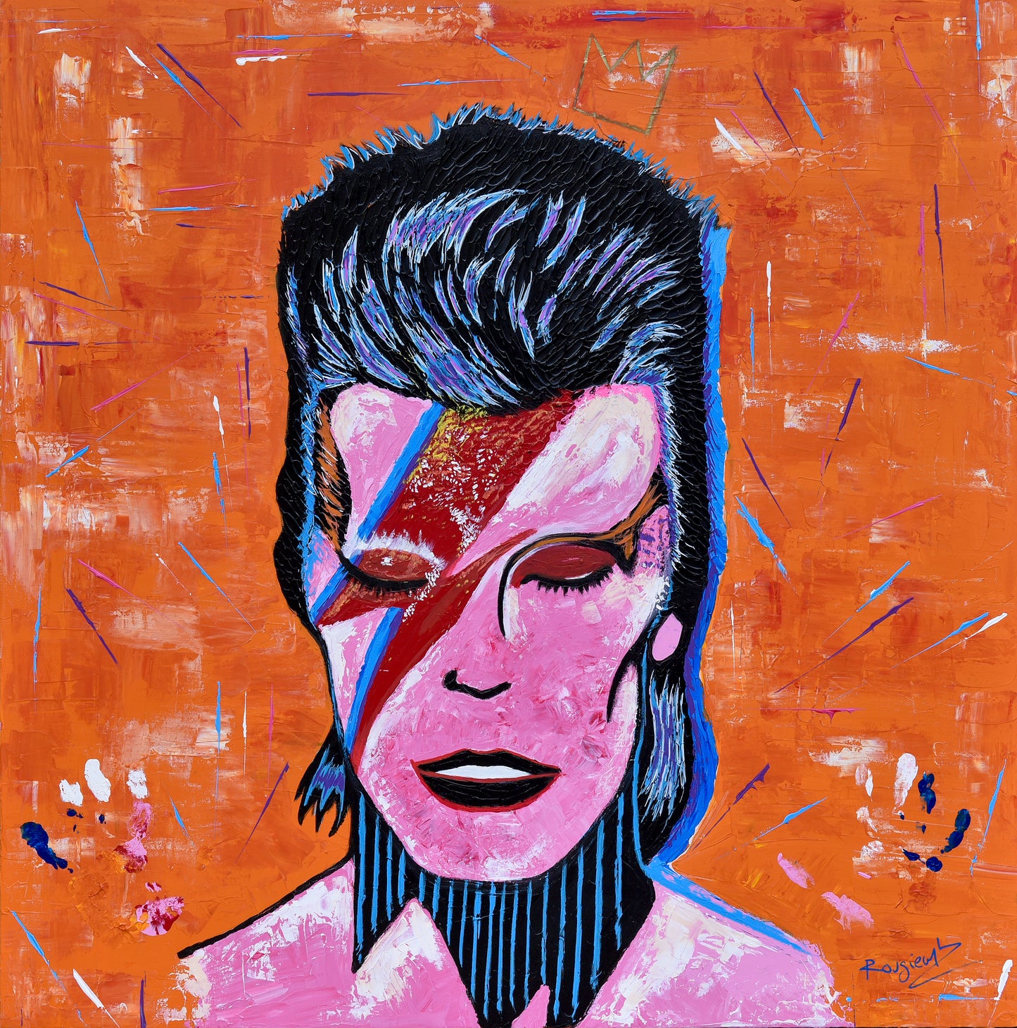 DAVID BOWIE ED POP ART 1230