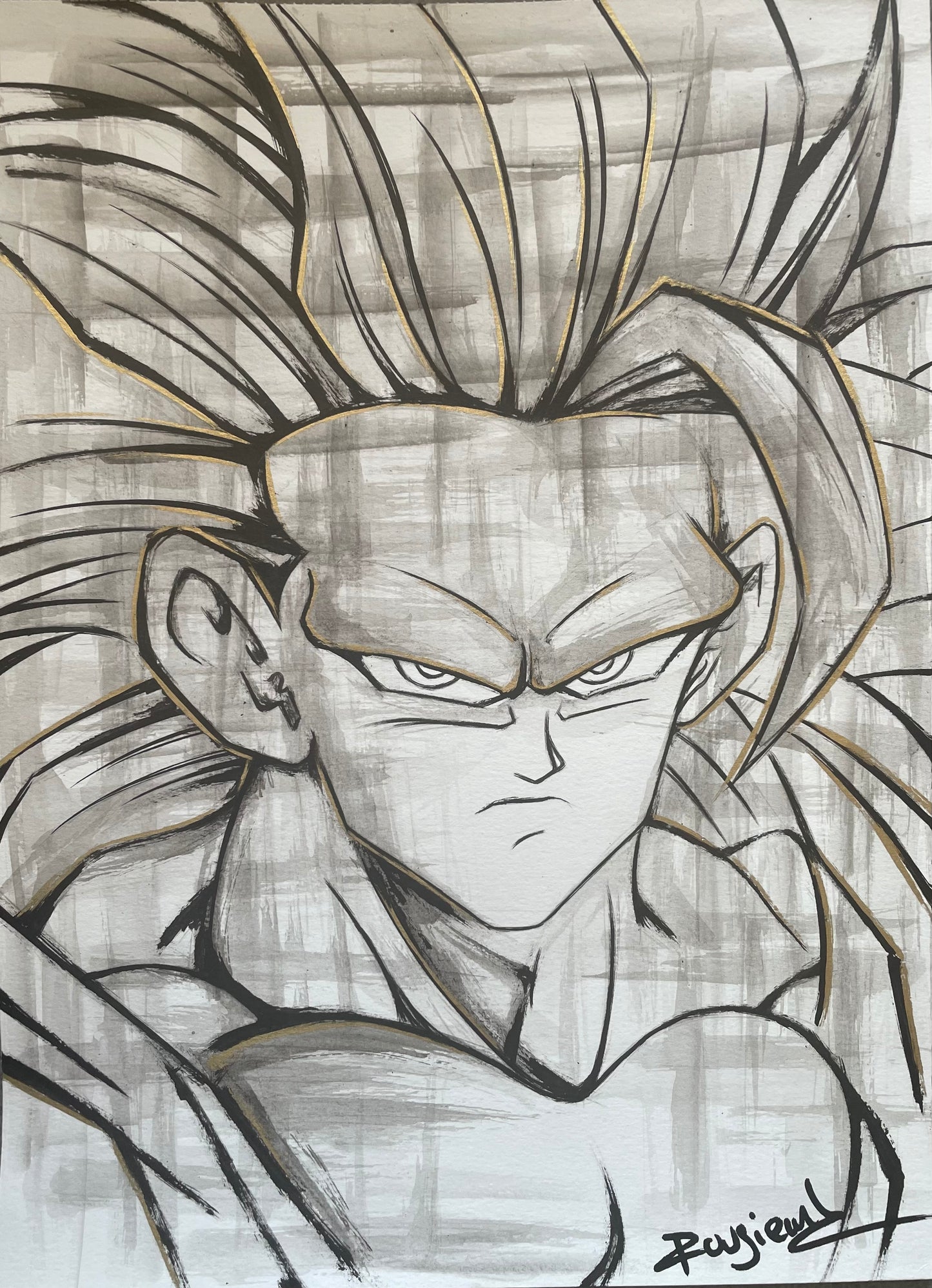 SON GOKU SSJ3.  ORIGINAL. 1995