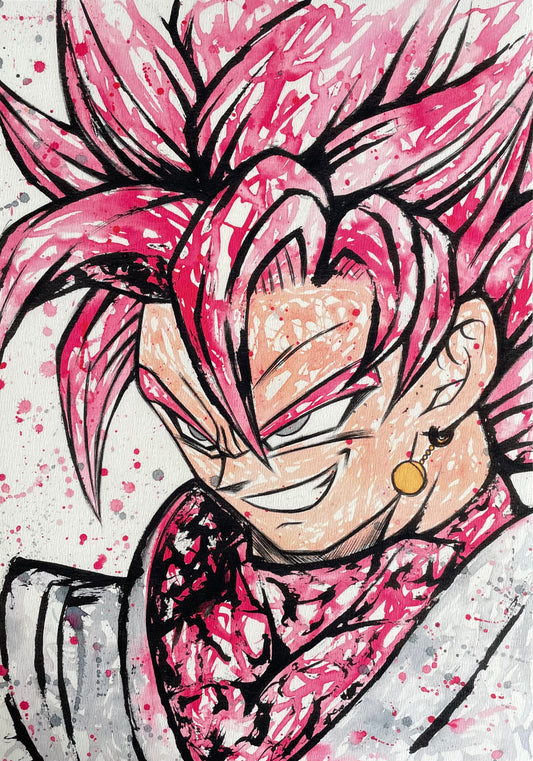 BLACK GOKU Rose. ORIGINAL  1915